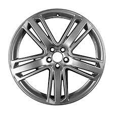 Multiple Manufactures Silver Wheel With Painted And Meets All Federal Motor Safety Standards 21x9 Audi Wheels Wheel Custom Wheels Cars