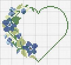 80 Etamin Sablonlari Kalp Desenleri Mimuu Com Capraz Dikis Modelleri Kanavice Desenler