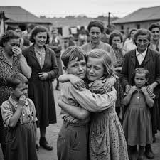 Circa 1945, a German soldier returned home from war captivity and found his  wife waiting for him — and in the photograph that captured their reunion  lives one of the most universally
