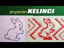 Anyaman Unik Kelinci Youtube Origami Anyaman Kelinci