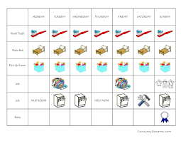 a house of order printable chore charts printable