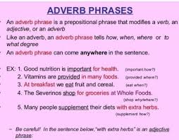 She smelled of strawberries and cream. What Is Adverb Phrase Explain With An Example Brainly In