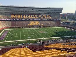 Tcf Bank Stadium Seating Chart Chilangomadrid Com