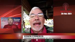 EDWIN CISNEROS DE LA COOPERATIVA LA ESPERANZA DE LOS CAMPESINOS DE  VERAGUAS, 26 FEB 2021