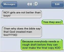 Whether it's a sweet text to the guy you like to let him know you're thinking of him or a flirty text for him that will have him eagerly awaiting your next 61. 10 Funniest Text Message Jokes Starts At 60