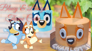 Bluey birthday cake tower with the whole gang. Bingo Bluey Theme Cake Decoration Disney Cake Tutorial How To Youtube