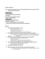 Stop stretching if your pain. Ch 23 Case Study Pa Docx In Class Case Study S P Is A 3 Year Old Female Toddler Who Presents To The Pediatrician U2019s Office For A Yearly Well Visit Course Hero