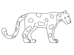 Jaguar Coloring Pages To Print Jaguar Coloring Pages To Print Fresh Jaguar Outline Free Printable Animal Coloring Pages Jaguar Animal Animal Coloring Books
