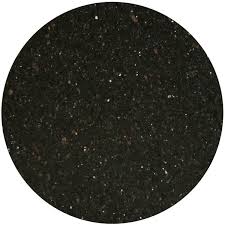 Surface is heat, scratch and moisture resistant. Art Marble Furniture G206 30 Round Black Galaxy Granite Tabletop
