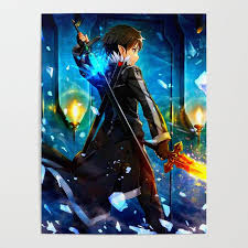 4.3 out of 5 stars. Kirito Sword Art Online Poster By Mangasekai Society6