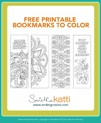 Find & download free graphic resources for bookmarks. Free Printable Bookmarks To Color With Intricate Designs