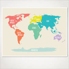 Australia printable, blank maps, outline maps • royalty free intended for free printable map of australia. Posters Prints Kids World Map Poster Print Choose Your Size Unframed Home Garden