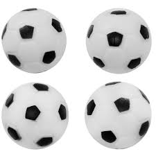 Sunnydaze Decor 31 Mm Standard Size Foosball Table Replacement Balls 4 Pack Dq 031 Pool Table Covers Dart Set Soccer Ball