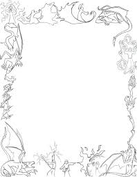 There is a big increase in coloring books especially for adults in the last 6 or 7 years. Simple Flower Border Coloring Pages Novocom Top