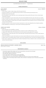 cage cashier resume sample mintresume