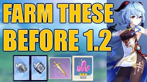 Don T Forget To Farm These Before 1 2 Genshin Impact Youtube