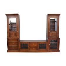 Ethan allen blue tufted accent chair. 67 Off Ethan Allen Ethan Allen Entertainment Center Storage
