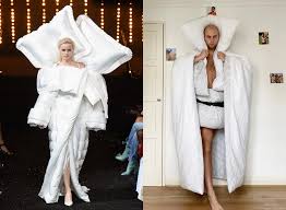 The Diy Lockdown Fashion Trend That S Taking Over Instagram Fashion Weird Fashion Trending High Fashion Looks