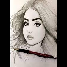 نجلاء الكندري female sketch art female