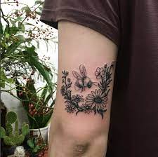 Ideas For Hand Poked Tattoos Prettytattoos Hand Poked Tattoo Tattoos Elbow Tattoos