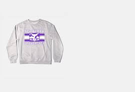 New York University Vintage Triple Stripe Crewneck Sweatshirt Hillflint