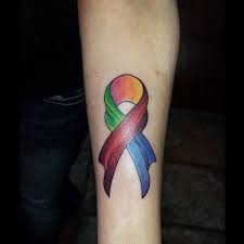 But that is not at all the point of these ribbon tattoos. Multicolor Ribbon Around Watch Compass Cancer Ribbon Tattoos Awareness Ribbons Tattoo Ribbon Tattoos