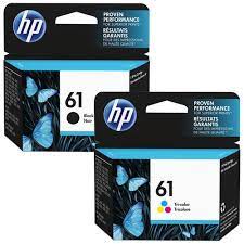Fast drying text and images. Hp 61 Ch561wn Ch562wn Original Black And Tri Color Ink Cartridge Combo