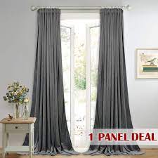 $79.99 ($40.00 per item) 91. Stangh Gray Velvet Curtains Sliding Door W100xl96 Inch 8 3ftx8ft Velvet Blackout Drapes For Livi Sliding Door Curtains Grey Velvet Curtains Velvet Curtains