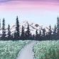 Purple Mountain Path - Paint and Sip