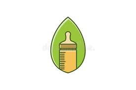 Leaf And Baby Drink Tool Logo Designs Inspiration Isolated On White Background Stock Vector Illustration Of Design Drink 135073214