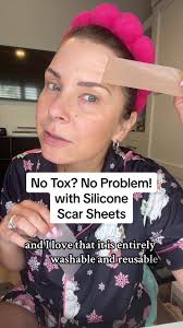 No tox? No problem? The Natural way to help combat fine lines with silicone  scar sheets #scarrepair #notoxic #finelines #crunchymom