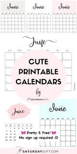 Download and print this fillable template easily using a4, letter, or legal paper. Cute Free Printable June 2022 Calendar Saturdaygift