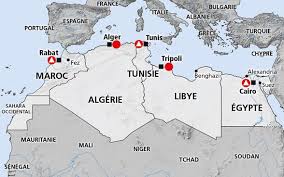 Haute destination du tourisme balnéaire. Afrique Du Nord Tunisie Libye Maroc Egypte Algerie