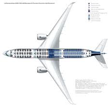Seat Map A350 900 Lufthansa Magazin