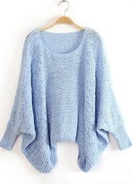 High Quality Loose Pattern Sweaters Pattern Sweater Fashion Batwing Sweater
