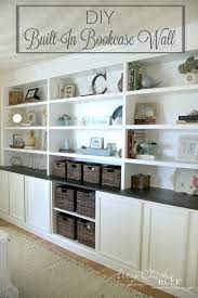 Diy Built In Bookcase Reveal Artsy Chicks Rule Built In Bookcase Bookshelves Diy Bookcase Diy