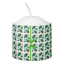 Betty clear tea light candle holder. Make Mine Holly Christmas Votive Candle Christmas Votives Personalized Votive Candles Christmas Candles