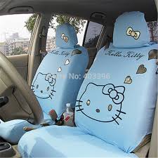 Free Shipping Brand New 10 Pcs Hello Kitty Light Blue Car Seat Covers Universal Light Diffuser Covers Light Bulb Connector Typeslight Pattern Aliexpress