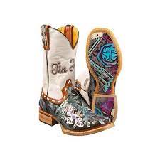Whip It Tin Haul Cowboy Boot With Guns And Roses Obvious Sole Boots Urban Western Wear And Other App Tin Haul Boots Tin Haul Boots Womens Leather Western Boots