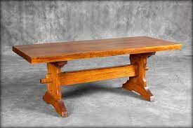 The madilynn trestle coffee table is a conversation starter. Rectangular Trestle Coffee Table Hunt Country Furniture