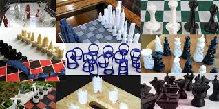 Several giant chess pieces can be traced into one foamboard, typically two. Weekly Roundup Ten 3d Printable Chess Sets 3dprint Com The Voice Of 3d Printing Additive Manufacturing