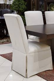 The Bellaire Skirted Parsons Chair Will Add A Touch Of Subtle Elegance To Any Dining Room Pair This Parsons Chair With Chair Round Dining Room Parsons Chairs