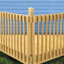 Unbranded 4 In X 4 In X 4 1 2 Ft Pressure Treated Wood Double V Groove Deck Post 143849 The Home Depot Deck Railing Design Deck Posts Deck Railings
