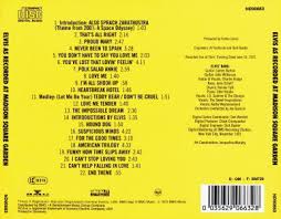 It was first opened in 1968 with the name madison square garden center. Elvis Presley Cd Info Rca Bmg Ftd Promotional Cd Import Cd