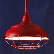 Factory Style Pendants Red Pendant Light Red Ceiling Favorite Lighting