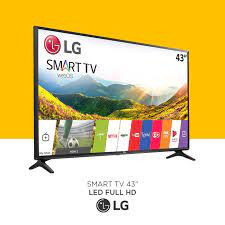 Smart Tv Lg Led 43 Full Hd 43lj551c Preto Smart Tv Som E Imagem Imagens Full Hd