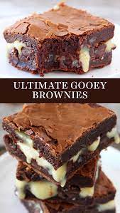 Ultimate Gooey Brownies Are Ridiculously Tall Chocolaty Ooey And Gooey Milk Recipes Dessert Condensed Milk Recipes Desserts Sweetened Condensed Milk Recipes