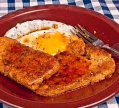 But it is one of the original fast foods of pioneer scrapple is made from all the parts of a pig that don't get used for anything else. Pennsylvania Scrapple