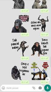 20 gambar lucu wa kok sepi ktawacom ayo ketawa via ktawa.com. Updated Stiker Wa Monyet Jawa Lucu Pc Android App Download 2021