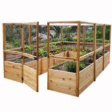 Safstar raised garden bed, elevated cedar wooden planter box, 49 l x 23 w x 30 h, outdoor gardening planting bed for vegetables flower herb grow, great for backyard patio lawn. You Ll Love The Rectangular Raised Cedar Garden Bed At Wayfair Great Deals On All Products Cedar Raised Garden Beds Garden Bed Kits Building A Raised Garden